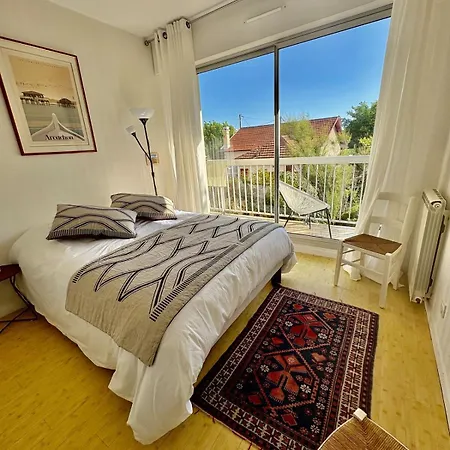 Appartamento Apt4pers Rénové Vuemer Accès Terrasse Parking Wifi Arcachon